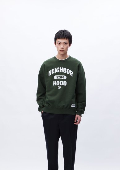 NEIGHBORHOOD] COLLEGE SWEATSHIRT LS - MOLDNEST