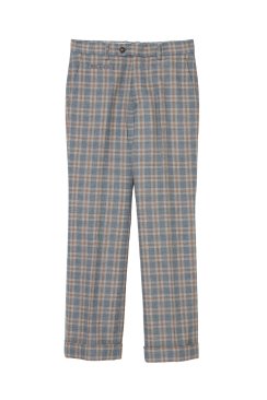 <img class='new_mark_img1' src='https://img.shop-pro.jp/img/new/icons47.gif' style='border:none;display:inline;margin:0px;padding:0px;width:auto;' />[MATSUFUJI]Multi Check Semiflare Trousers