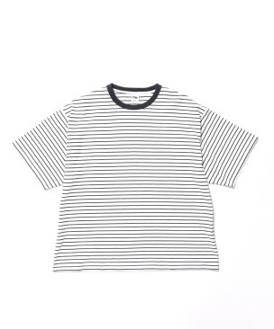 <img class='new_mark_img1' src='https://img.shop-pro.jp/img/new/icons21.gif' style='border:none;display:inline;margin:0px;padding:0px;width:auto;' />[FIRST DOWN] BAGGY TEE S/S COTTON BORDER JERSEY