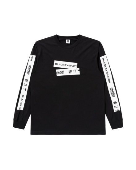 BlackEyePatch] HWC TAPED L/S TEE - MOLDNEST