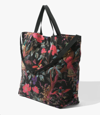 <img class='new_mark_img1' src='https://img.shop-pro.jp/img/new/icons5.gif' style='border:none;display:inline;margin:0px;padding:0px;width:auto;' />[ENGINEERED GARMENTS] CARRY ALL TOTE - BIRD PRINT VELVETEEN