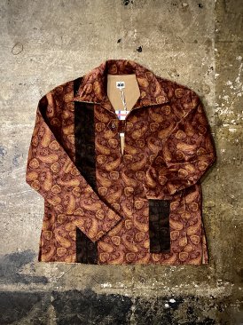 <img class='new_mark_img1' src='https://img.shop-pro.jp/img/new/icons21.gif' style='border:none;display:inline;margin:0px;padding:0px;width:auto;' />[AiE] LOUNGE SHIRT - BW CORDUROY / PAISLEY