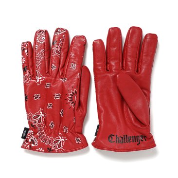 <img class='new_mark_img1' src='https://img.shop-pro.jp/img/new/icons5.gif' style='border:none;display:inline;margin:0px;padding:0px;width:auto;' />[CHALLENGER]BANDANA LEATHER GLOVE