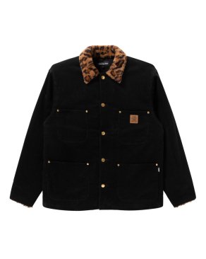 <img class='new_mark_img1' src='https://img.shop-pro.jp/img/new/icons47.gif' style='border:none;display:inline;margin:0px;padding:0px;width:auto;' />[BlackEyePatch] CORDUROY LEOPARD COLLARED COVERALL