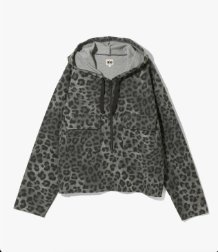 <img class='new_mark_img1' src='https://img.shop-pro.jp/img/new/icons5.gif' style='border:none;display:inline;margin:0px;padding:0px;width:auto;' />[A&#207;E] COTTON LINED PILE FLEECE / LEOPARD PRINTED