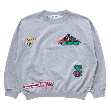 <img class='new_mark_img1' src='https://img.shop-pro.jp/img/new/icons47.gif' style='border:none;display:inline;margin:0px;padding:0px;width:auto;' />[TTT MSW] Mulch Embroidery Crew Neck Sweat