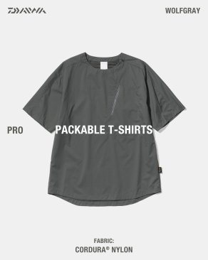 <img class='new_mark_img1' src='https://img.shop-pro.jp/img/new/icons5.gif' style='border:none;display:inline;margin:0px;padding:0px;width:auto;' />[DAIWA LIFE STYLE] PACKABLE T-SHIRTS CORDURA