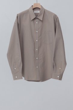 <img class='new_mark_img1' src='https://img.shop-pro.jp/img/new/icons5.gif' style='border:none;display:inline;margin:0px;padding:0px;width:auto;' />[Ernie Palo] Cotton Silk Stripe Shirt