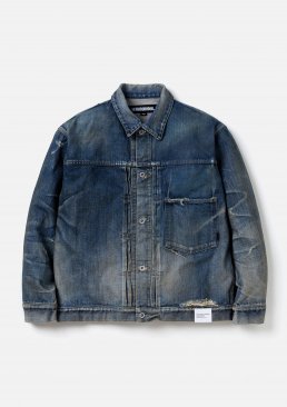 <img class='new_mark_img1' src='https://img.shop-pro.jp/img/new/icons47.gif' style='border:none;display:inline;margin:0px;padding:0px;width:auto;' />[NEIGHBORHOOD] SAVAGE DENIM TYPE-1 JACKET
