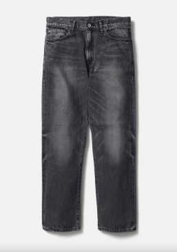 <img class='new_mark_img1' src='https://img.shop-pro.jp/img/new/icons47.gif' style='border:none;display:inline;margin:0px;padding:0px;width:auto;' />[NEIGHBORHOOD] BLACK DENIM WASHED SLIM STRAIGHT PANTS