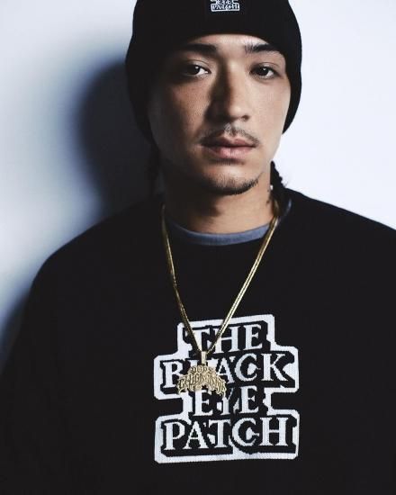 BlackEyePatch] OG LABEL KNIT SWEATER - MOLDNEST