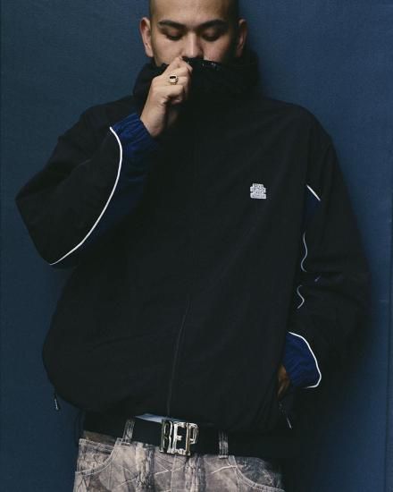BlackEyePatch] SMALL OG LABEL NYLON TRACK JACKET - MOLDNEST