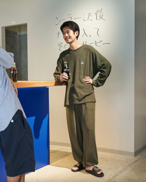 <img class='new_mark_img1' src='https://img.shop-pro.jp/img/new/icons5.gif' style='border:none;display:inline;margin:0px;padding:0px;width:auto;' />[FreshService] UTILITY PILE L/S SET-UP