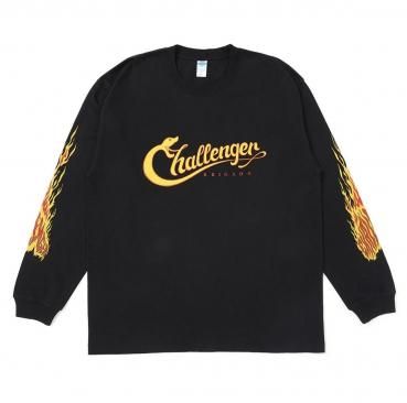 <img class='new_mark_img1' src='https://img.shop-pro.jp/img/new/icons5.gif' style='border:none;display:inline;margin:0px;padding:0px;width:auto;' />[CHALLENGER]L/S SNAKING LOGO TEE