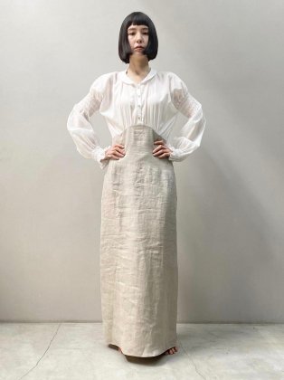 日本代理店正規品 ANNIK アニック Big collar dress ブラック