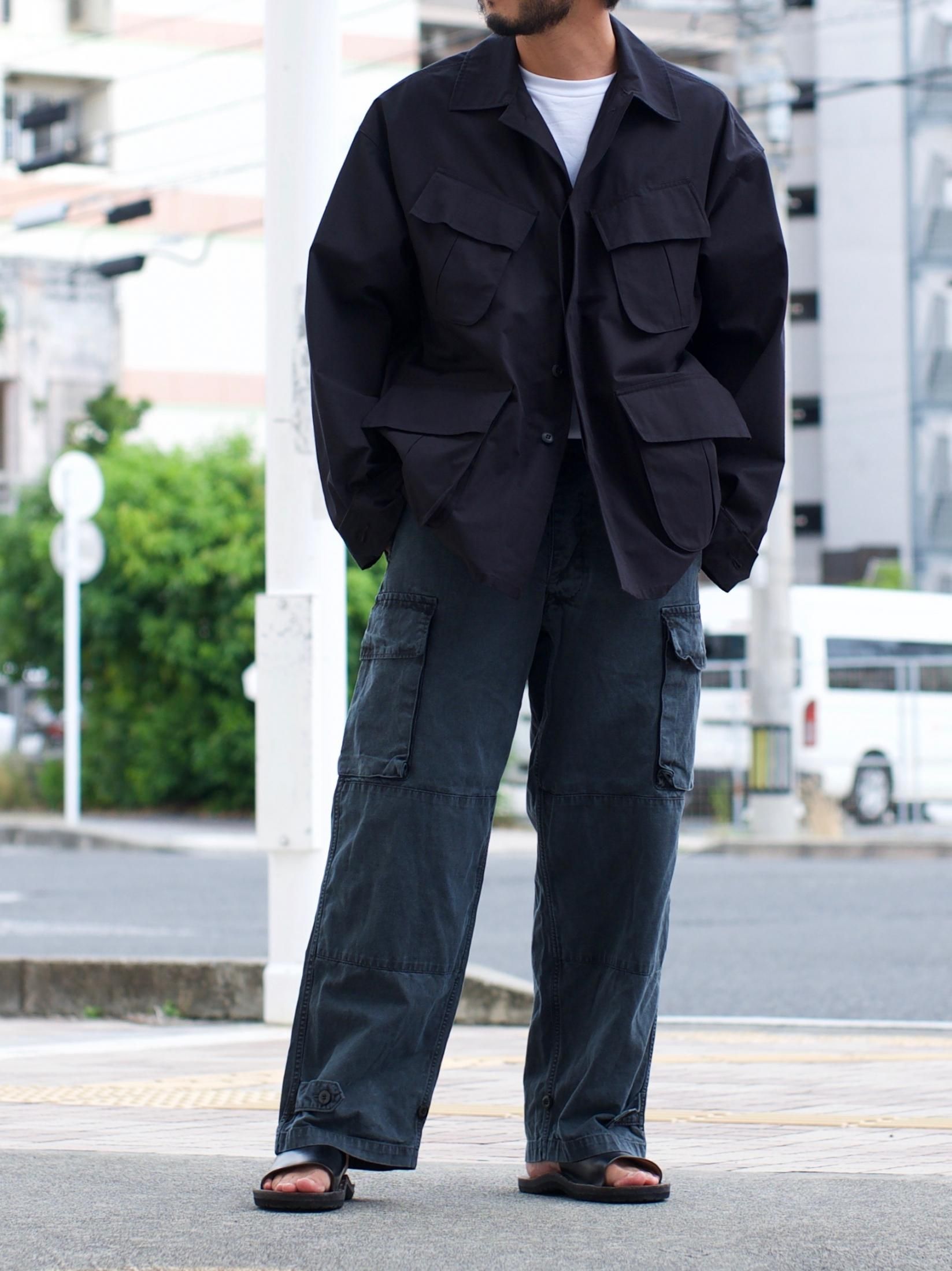 21AW OUTIL PANTALON BLESLE ウティ 11 チャコールワークパンツ/カーゴ