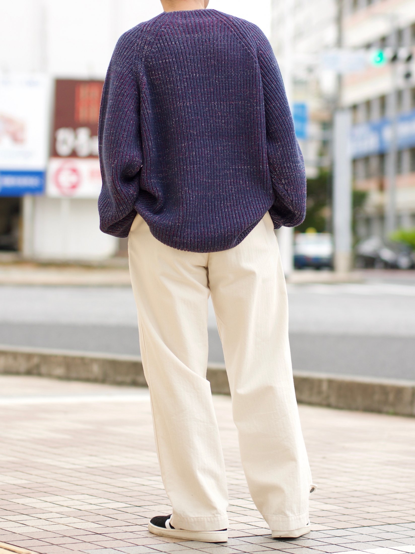 URU 21AW over knit ニット - メンズファッション