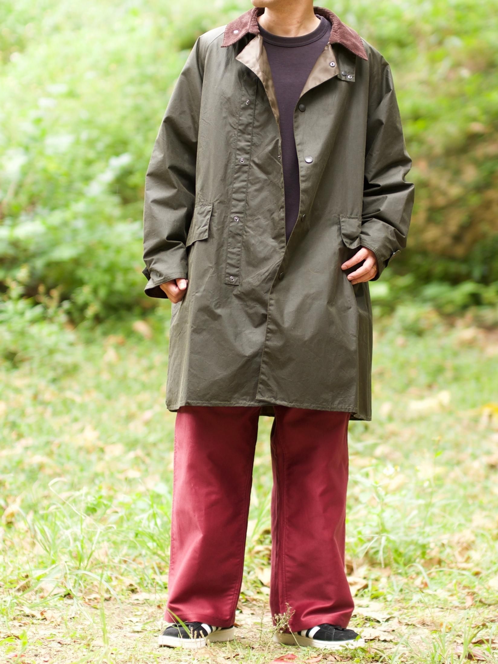 バブアー × キャプテンサンシャイン 21AW 3/4 coat オイルドコート