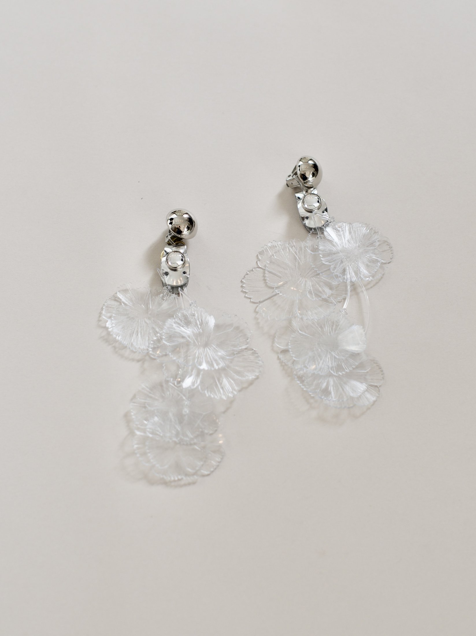 までの FUMIE=TANAKA clear flower earring xHoVJ-m96482065108