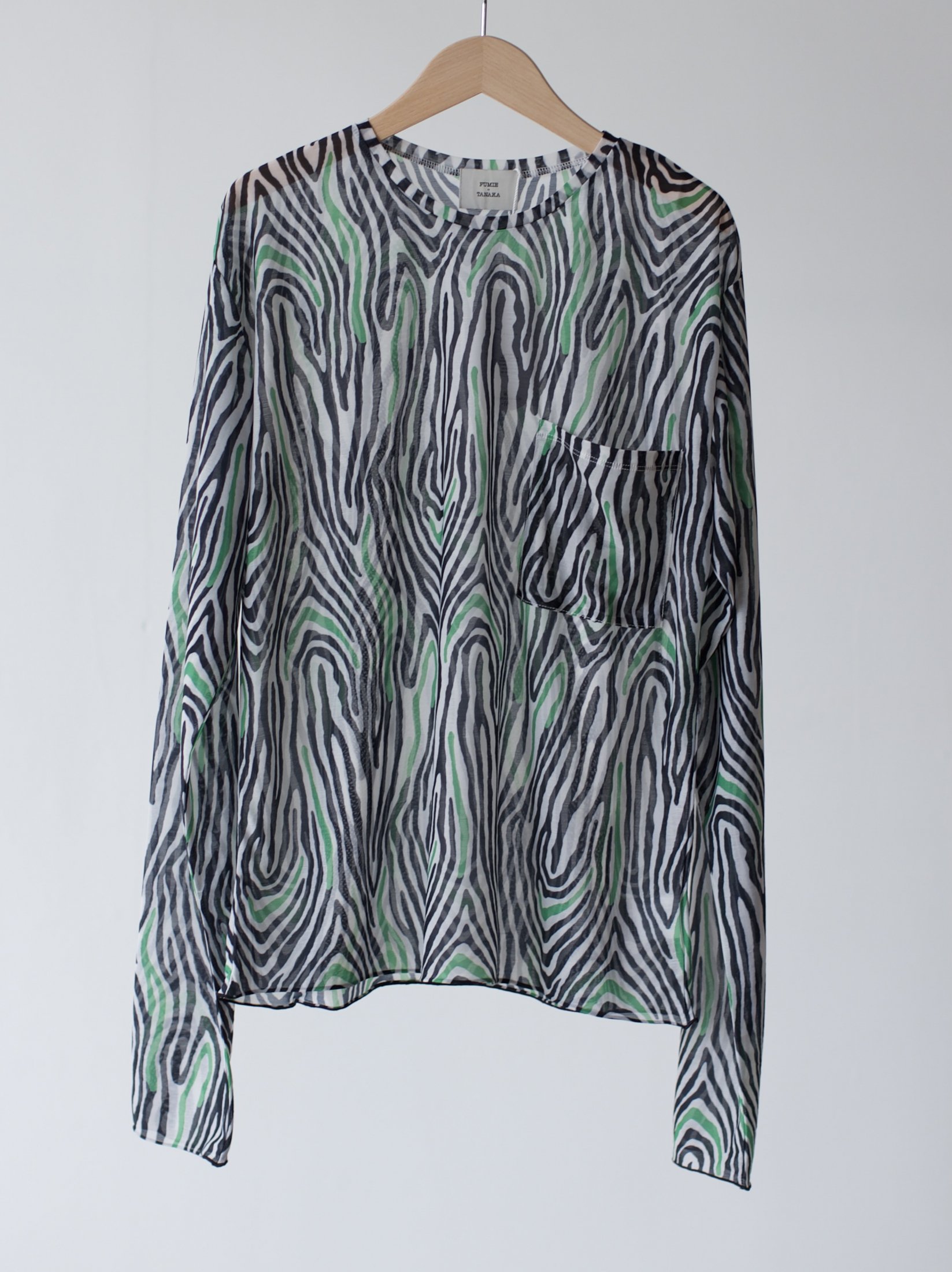 22SS FUMIE=TANAKA sheer print T - agedor.ma