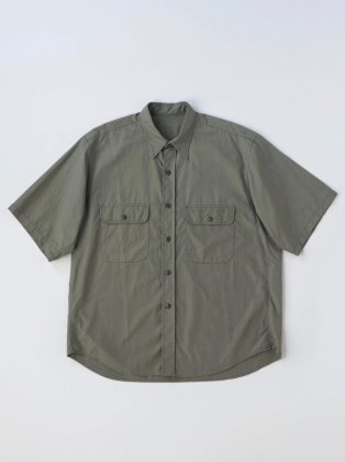 KAPTAIN SUNSHINE ץƥ󥵥󥷥㥤 22SS "SS Work Shirt" LIGHT OLIVE