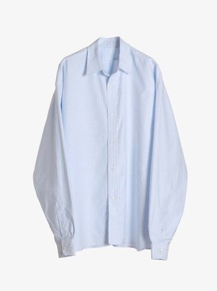 <img class='new_mark_img1' src='https://img.shop-pro.jp/img/new/icons6.gif' style='border:none;display:inline;margin:0px;padding:0px;width:auto;' />Sillage シアージ " wide shirt " blue stripe