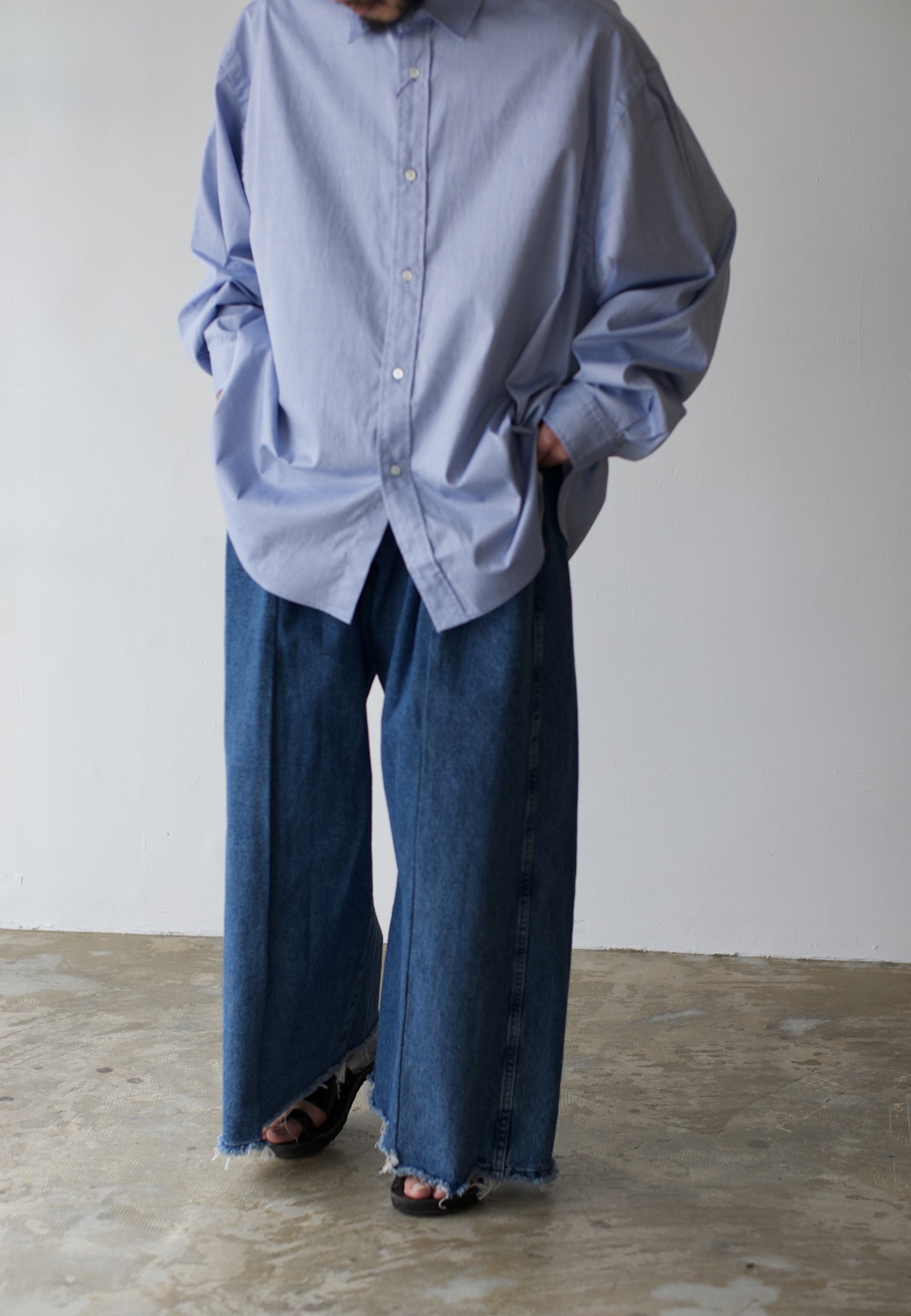 Sillage/シアージ OXFORD CROPPED SHIRTS - トップス