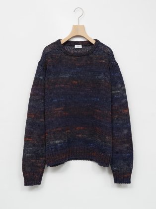 <img class='new_mark_img1' src='https://img.shop-pro.jp/img/new/icons6.gif' style='border:none;display:inline;margin:0px;padding:0px;width:auto;' />URU ウル 23ss "CREW NECK KNIT" B.Navy