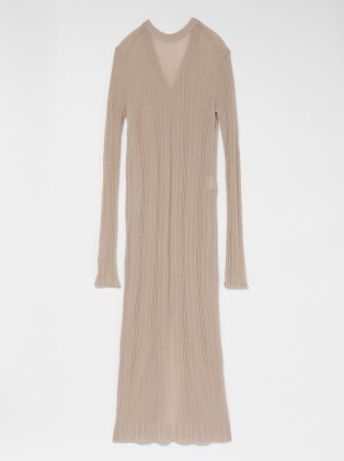 <img class='new_mark_img1' src='https://img.shop-pro.jp/img/new/icons6.gif' style='border:none;display:inline;margin:0px;padding:0px;width:auto;' />TAN タン 23ss / RIBBED DRESS CARDIGAN   PINK BEIGE