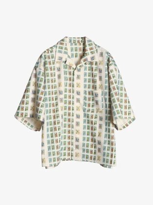<img class='new_mark_img1' src='https://img.shop-pro.jp/img/new/icons6.gif' style='border:none;display:inline;margin:0px;padding:0px;width:auto;' />Sillage  " vintage birds stamps shirts " 