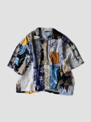 <img class='new_mark_img1' src='https://img.shop-pro.jp/img/new/icons7.gif' style='border:none;display:inline;margin:0px;padding:0px;width:auto;' />Sillage シアージ " Exclusive vintage patchwork shirts " 03