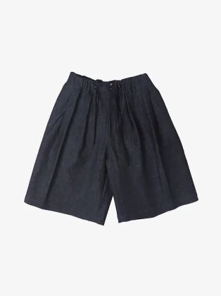 <img class='new_mark_img1' src='https://img.shop-pro.jp/img/new/icons6.gif' style='border:none;display:inline;margin:0px;padding:0px;width:auto;' />Sillage  24ss " circular short pants " organic denim one wash