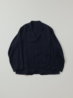 <img class='new_mark_img1' src='https://img.shop-pro.jp/img/new/icons6.gif' style='border:none;display:inline;margin:0px;padding:0px;width:auto;' />URU  24ss " RAYON 3 BUTTON JACKET " D.NAVY