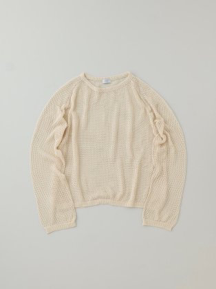 <img class='new_mark_img1' src='https://img.shop-pro.jp/img/new/icons6.gif' style='border:none;display:inline;margin:0px;padding:0px;width:auto;' />URU  24ss  CREW NECK KNIT  NATURAL