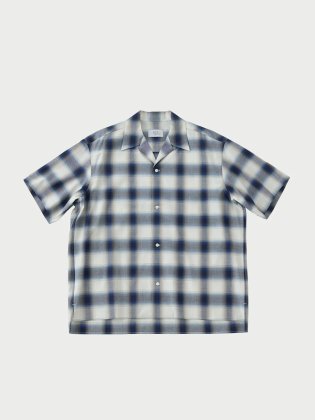 <img class='new_mark_img1' src='https://img.shop-pro.jp/img/new/icons6.gif' style='border:none;display:inline;margin:0px;padding:0px;width:auto;' />URU  24ss  Open collar S/S shirts  Blue