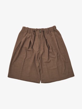 <img class='new_mark_img1' src='https://img.shop-pro.jp/img/new/icons6.gif' style='border:none;display:inline;margin:0px;padding:0px;width:auto;' />Sillage  24ss " circular short pants " brown melange