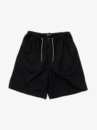 <img class='new_mark_img1' src='https://img.shop-pro.jp/img/new/icons6.gif' style='border:none;display:inline;margin:0px;padding:0px;width:auto;' />Sillage  24ss " circular fatigue short pants " black 