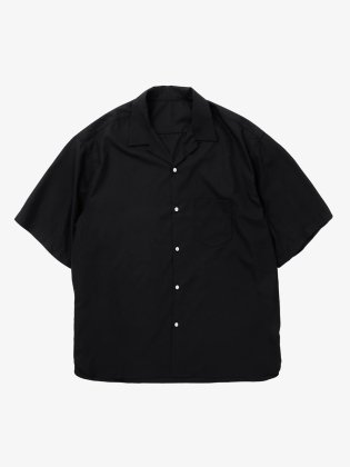 <img class='new_mark_img1' src='https://img.shop-pro.jp/img/new/icons6.gif' style='border:none;display:inline;margin:0px;padding:0px;width:auto;' />Sillage  24ss " re-engineered overshirt short sleeve " black