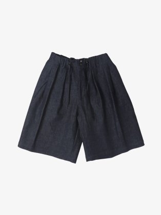 <img class='new_mark_img1' src='https://img.shop-pro.jp/img/new/icons6.gif' style='border:none;display:inline;margin:0px;padding:0px;width:auto;' />Sillage  24ss " circular short pants " black denim one wash