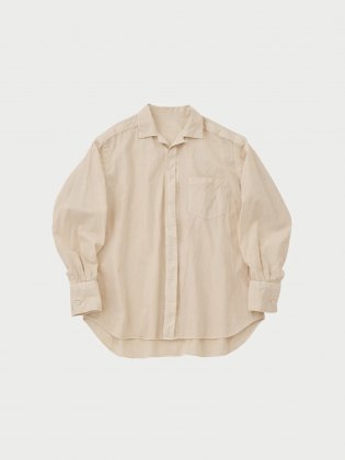 <img class='new_mark_img1' src='https://img.shop-pro.jp/img/new/icons6.gif' style='border:none;display:inline;margin:0px;padding:0px;width:auto;' />URU  24aw " Regular collar L/S shirts " L.Beige