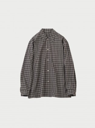 <img class='new_mark_img1' src='https://img.shop-pro.jp/img/new/icons6.gif' style='border:none;display:inline;margin:0px;padding:0px;width:auto;' />URU  24aw " Regular collar L/S shirts " C.Gray