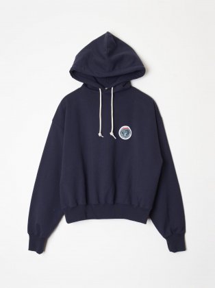 <img class='new_mark_img1' src='https://img.shop-pro.jp/img/new/icons6.gif' style='border:none;display:inline;margin:0px;padding:0px;width:auto;' />HOLIDAY ۥǥ 24aw " POLYCOTTON SWEAT HOODIE " NAVY(CIRCLE LOG)