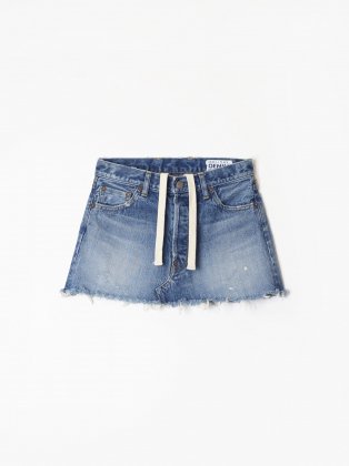 <img class='new_mark_img1' src='https://img.shop-pro.jp/img/new/icons6.gif' style='border:none;display:inline;margin:0px;padding:0px;width:auto;' />HOLIDAY ۥǥ 24aw " DAMAGE DENIM MINI SKIRT " INDIGO