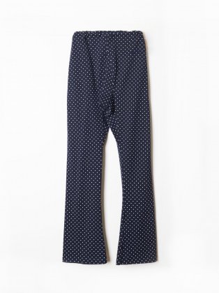 <img class='new_mark_img1' src='https://img.shop-pro.jp/img/new/icons6.gif' style='border:none;display:inline;margin:0px;padding:0px;width:auto;' />HOLIDAY ۥǥ 24aw " DOT FLARE PANTS " NAVY