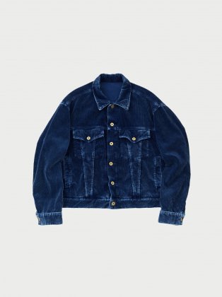 <img class='new_mark_img1' src='https://img.shop-pro.jp/img/new/icons6.gif' style='border:none;display:inline;margin:0px;padding:0px;width:auto;' />URU  24aw " TRUCKER JACKET " Indigo