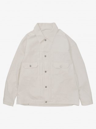 <img class='new_mark_img1' src='https://img.shop-pro.jp/img/new/icons6.gif' style='border:none;display:inline;margin:0px;padding:0px;width:auto;' />Sillage  " trucker jacket " white denim one wash