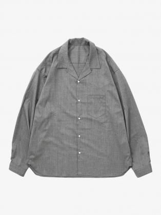 <img class='new_mark_img1' src='https://img.shop-pro.jp/img/new/icons6.gif' style='border:none;display:inline;margin:0px;padding:0px;width:auto;' />Sillage   " re-engineered overshirt " grey twill