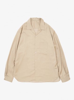 <img class='new_mark_img1' src='https://img.shop-pro.jp/img/new/icons6.gif' style='border:none;display:inline;margin:0px;padding:0px;width:auto;' />Sillage   " re-engineered overshirt " beige twill