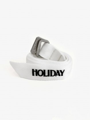 <img class='new_mark_img1' src='https://img.shop-pro.jp/img/new/icons6.gif' style='border:none;display:inline;margin:0px;padding:0px;width:auto;' />HOLIDAY ۥǥ 25ss " HOLIDAY DOUBLE RING NYLON BELT " WHITE