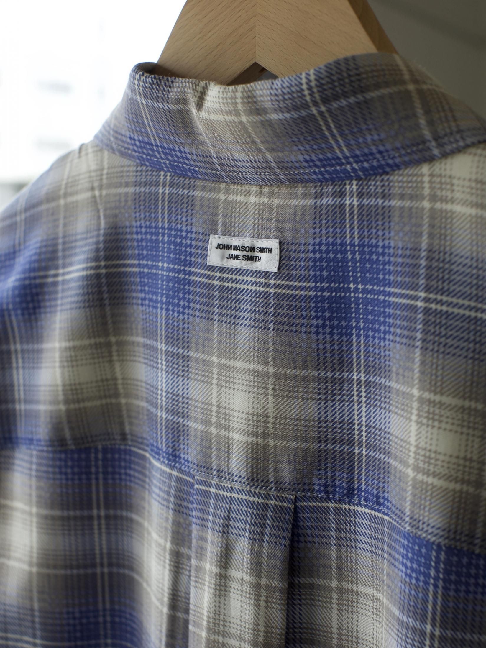 john mason smith プリントチェックシャツ　25AW JOHN MASON SMITH ジョン メイソン スミス 25awのアイテムを
